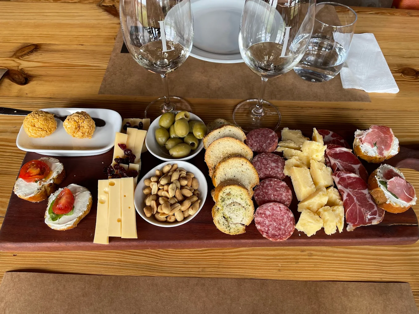 Picada and local flavors at A boutique winery